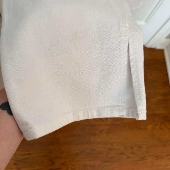 New! Good American Good Boy Straight Jean White 45764 - Picture 8 of 16